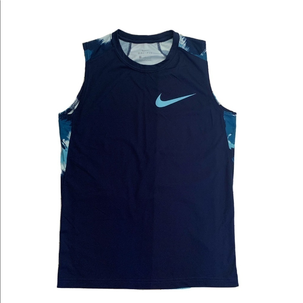 Nike Dri Fit Athletic Patterned Tank Top